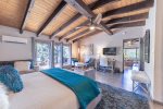 Vaulted master bedroom